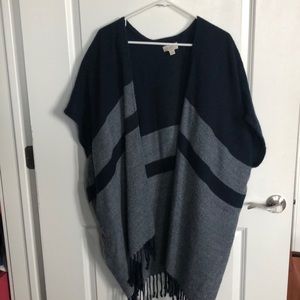 LOFT outlet wrap poncho